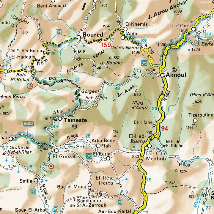 Carte routière n° 742 - Maroc | Michelin carte pliée Michelin 