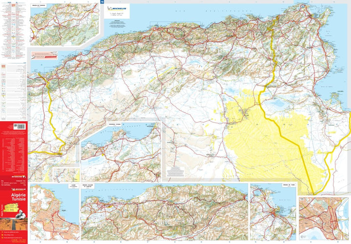 Carte routière n° 743 - Algérie & Tunisie | Michelin carte pliée Michelin 