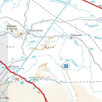 Carte routière n° 743 - Algérie & Tunisie | Michelin carte routière Michelin