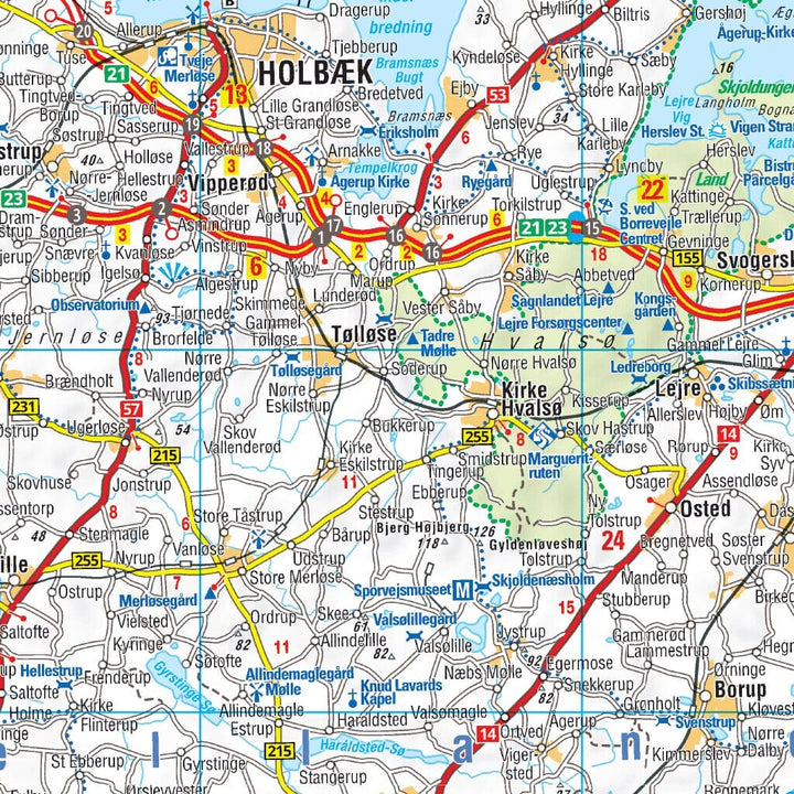 Carte routière n° 749 - Danemark | Michelin carte pliée Michelin 