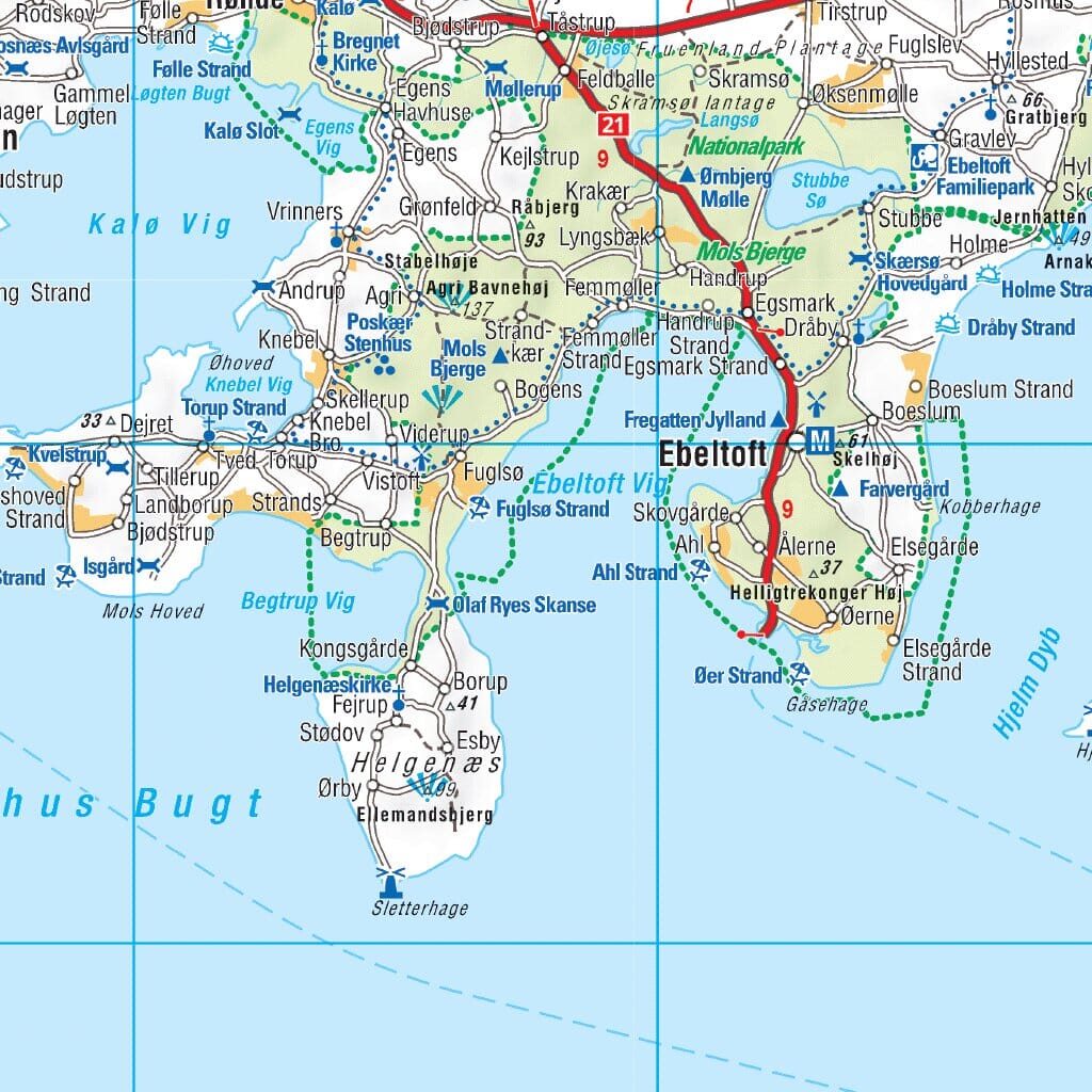 Carte routière n° 749 - Danemark | Michelin carte pliée Michelin 