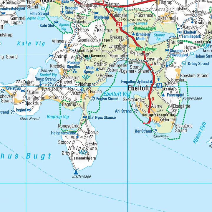 Carte routière n° 749 - Danemark | Michelin carte pliée Michelin 