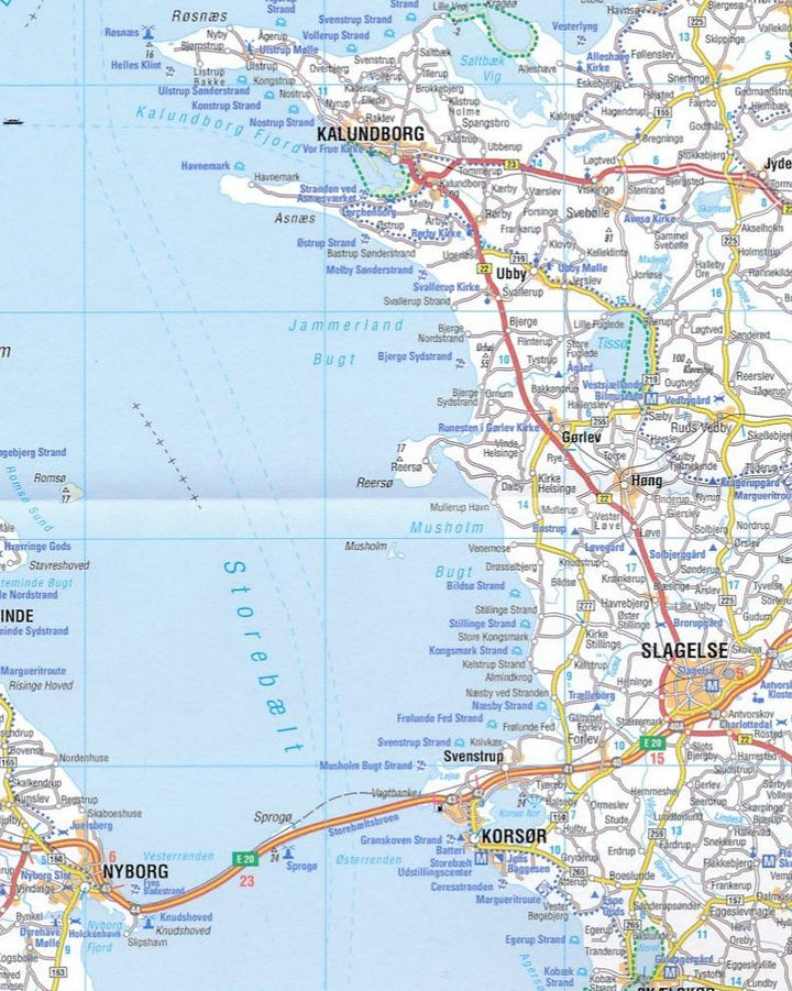 Carte routière n° 749 - Danemark | Michelin carte pliée Michelin 