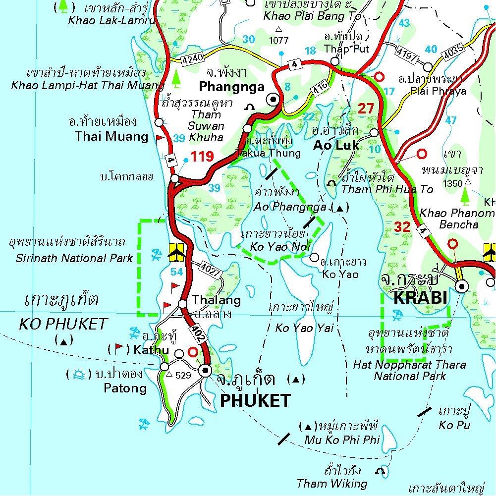 Carte routière n° 751 - Thailande | Michelin carte pliée Michelin 