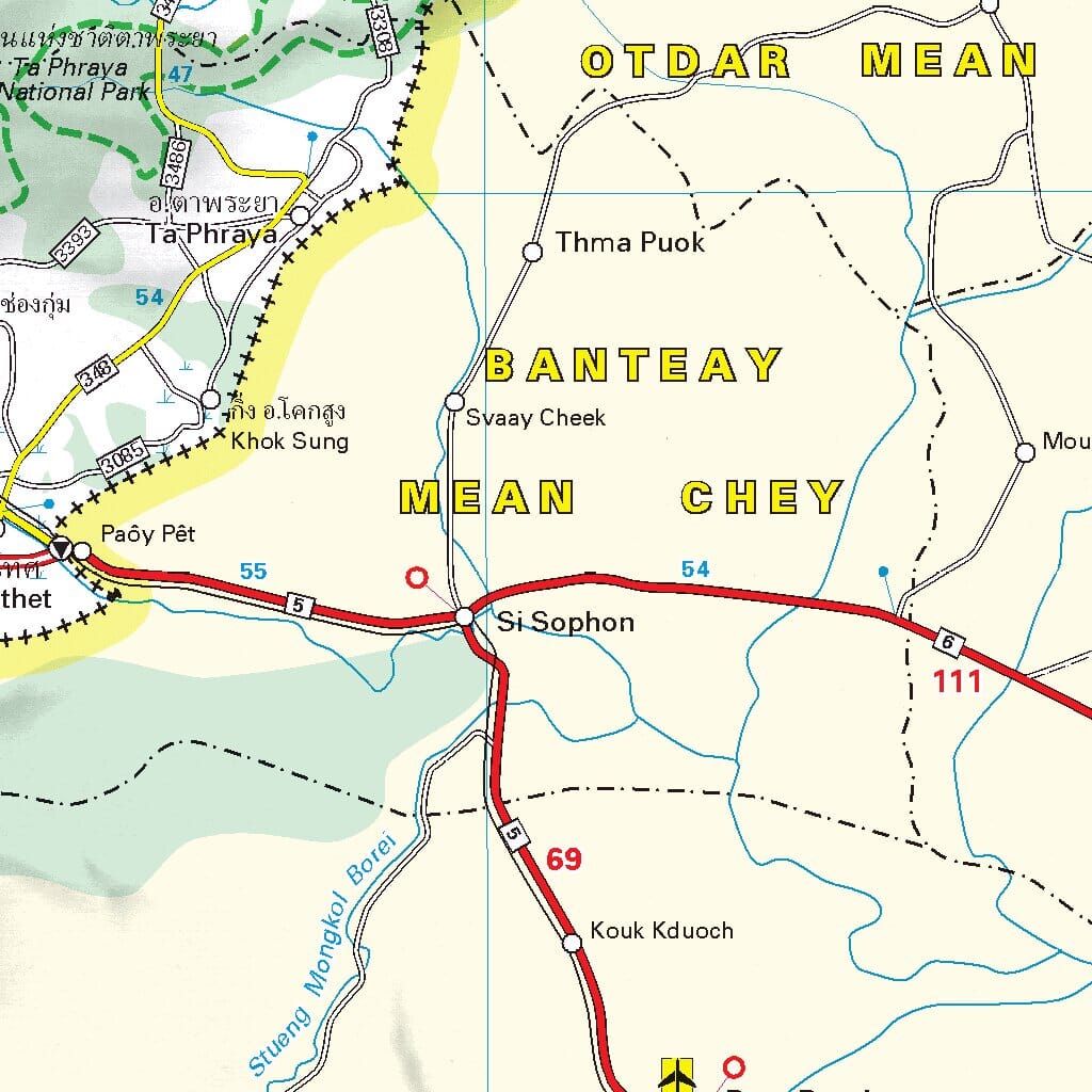 Carte routière n° 751 - Thailande | Michelin carte routière Michelin