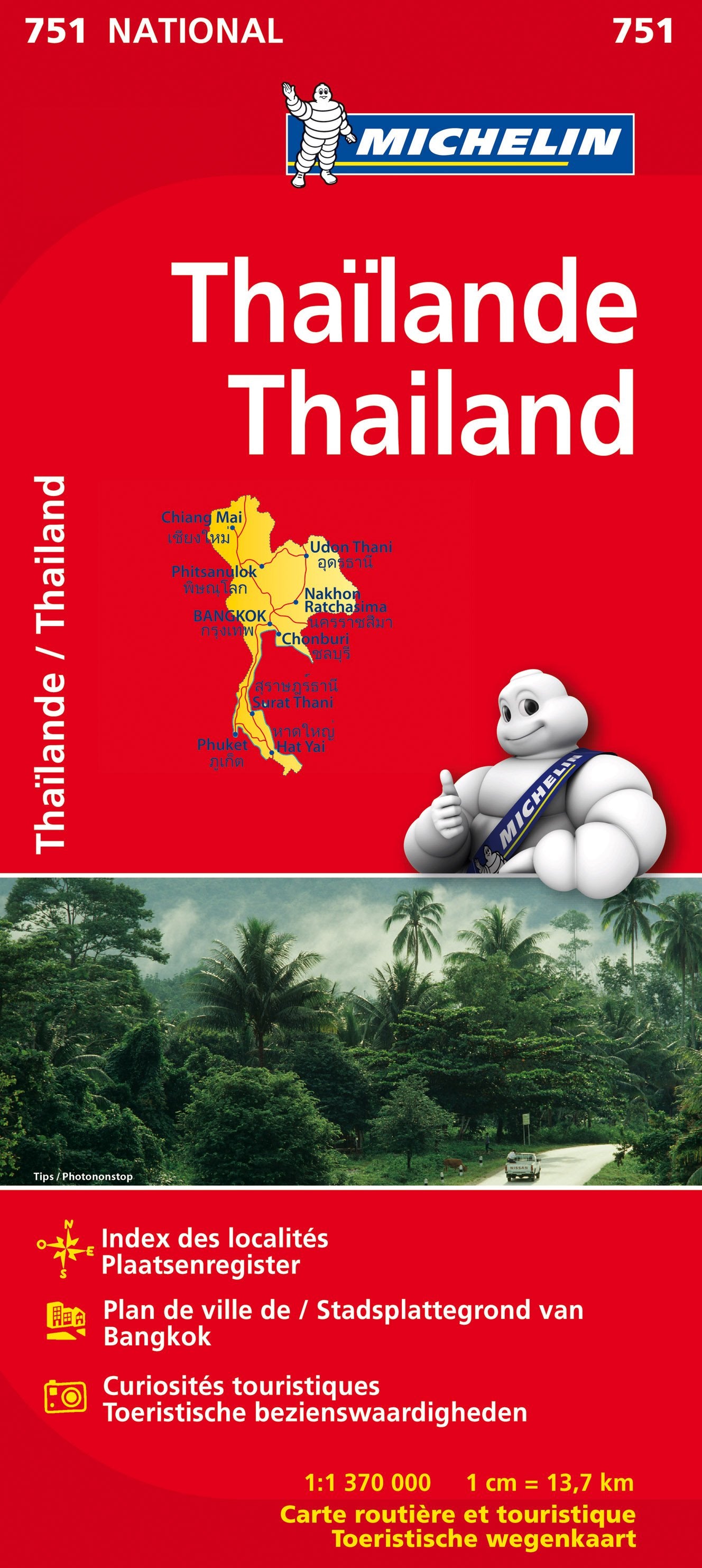 Carte routière n° 751 - Thailande | Michelin carte routière Michelin Default Title
