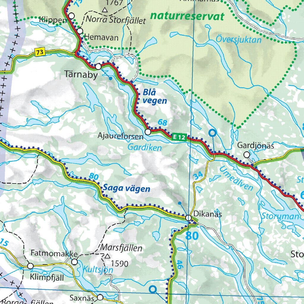 Carte routière n° 752 - Norvège | Michelin carte routière Michelin
