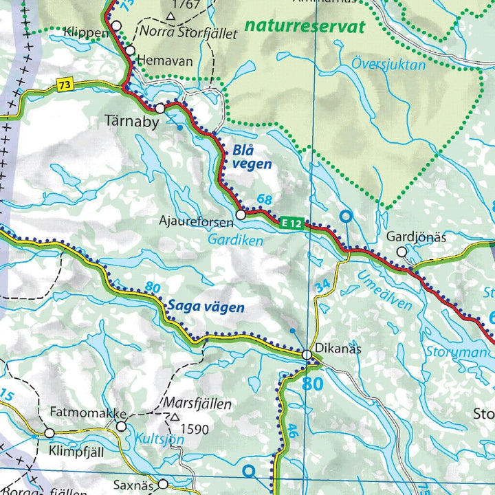 Carte routière n° 752 - Norvège | Michelin carte pliée Michelin 