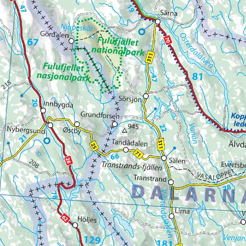 Carte routière n° 753 - Suède | Michelin carte routière Michelin