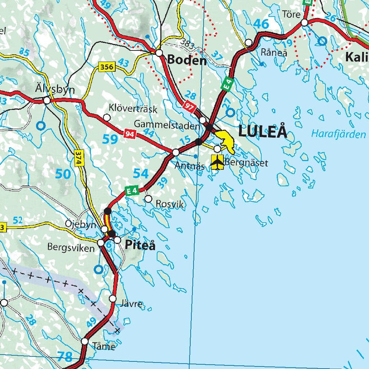 Carte routière n° 754 - Finlande | Michelin carte pliée Michelin 