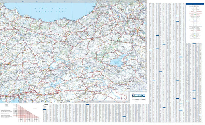 Carte routière n° 758 - Turquie | Michelin carte pliée Michelin 