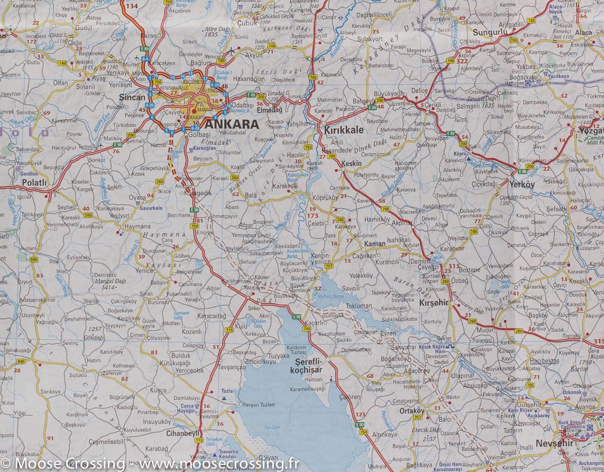 Carte routière n° 758 - Turquie | Michelin carte routière Michelin
