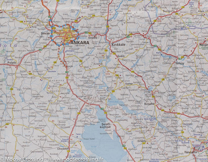 Carte routière de la Turquie | Michelin - La Compagnie des Cartes