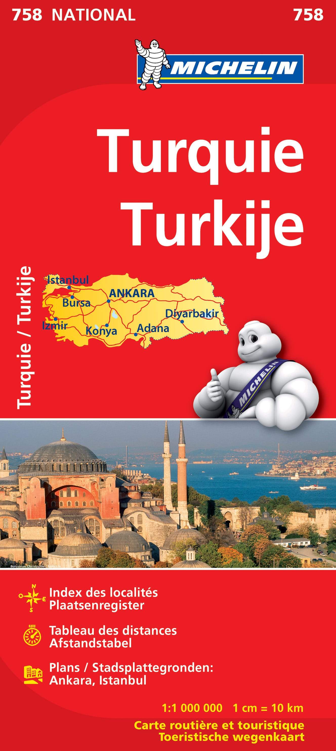 Carte routière n° 758 - Turquie | Michelin carte routière Michelin