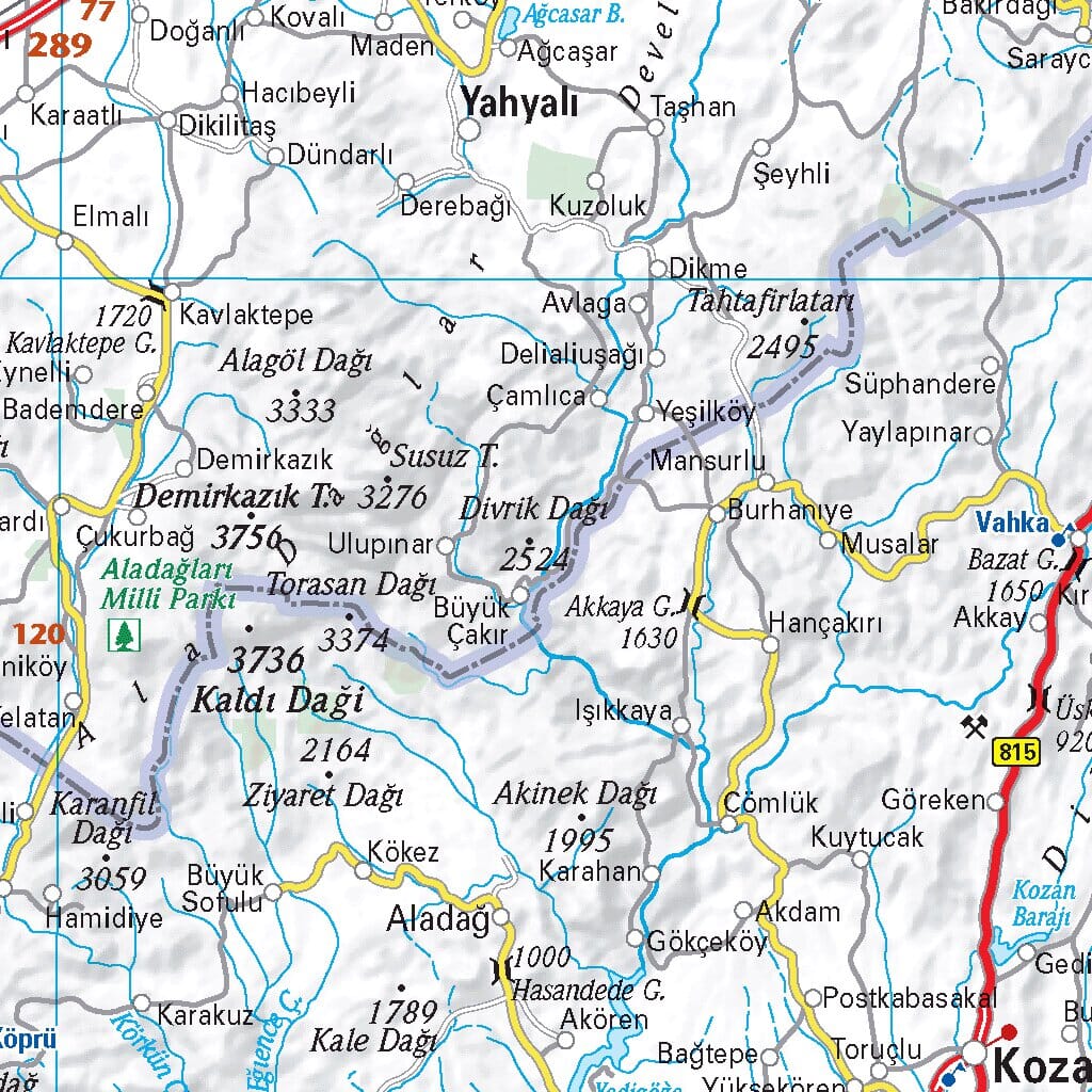 Carte routière n° 758 - Turquie | Michelin carte pliée Michelin 