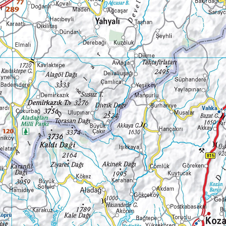 Carte routière n° 758 - Turquie | Michelin carte pliée Michelin 