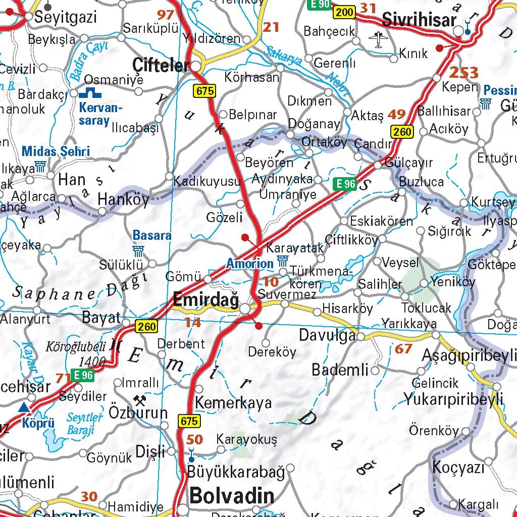 Carte routière n° 758 - Turquie | Michelin carte pliée Michelin 