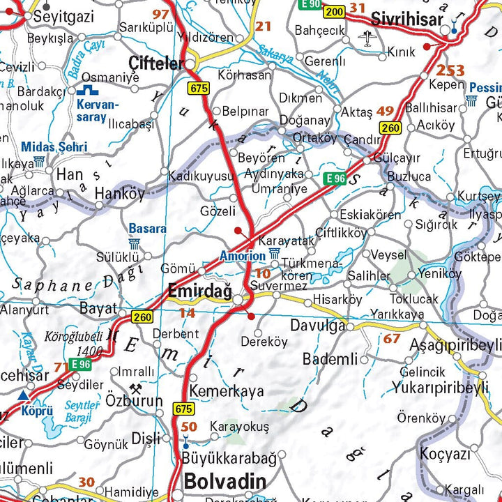 Carte routière n° 758 - Turquie | Michelin carte pliée Michelin 