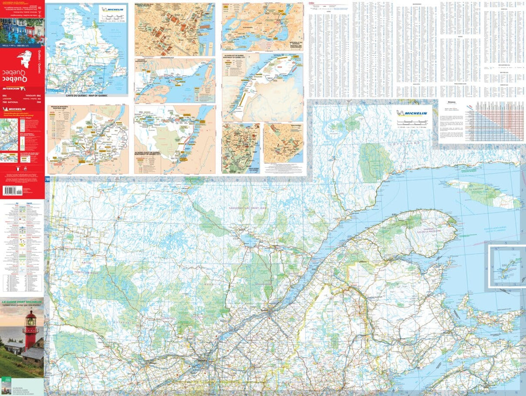 Carte routière n° 760 - Québec | Michelin carte pliée Michelin 