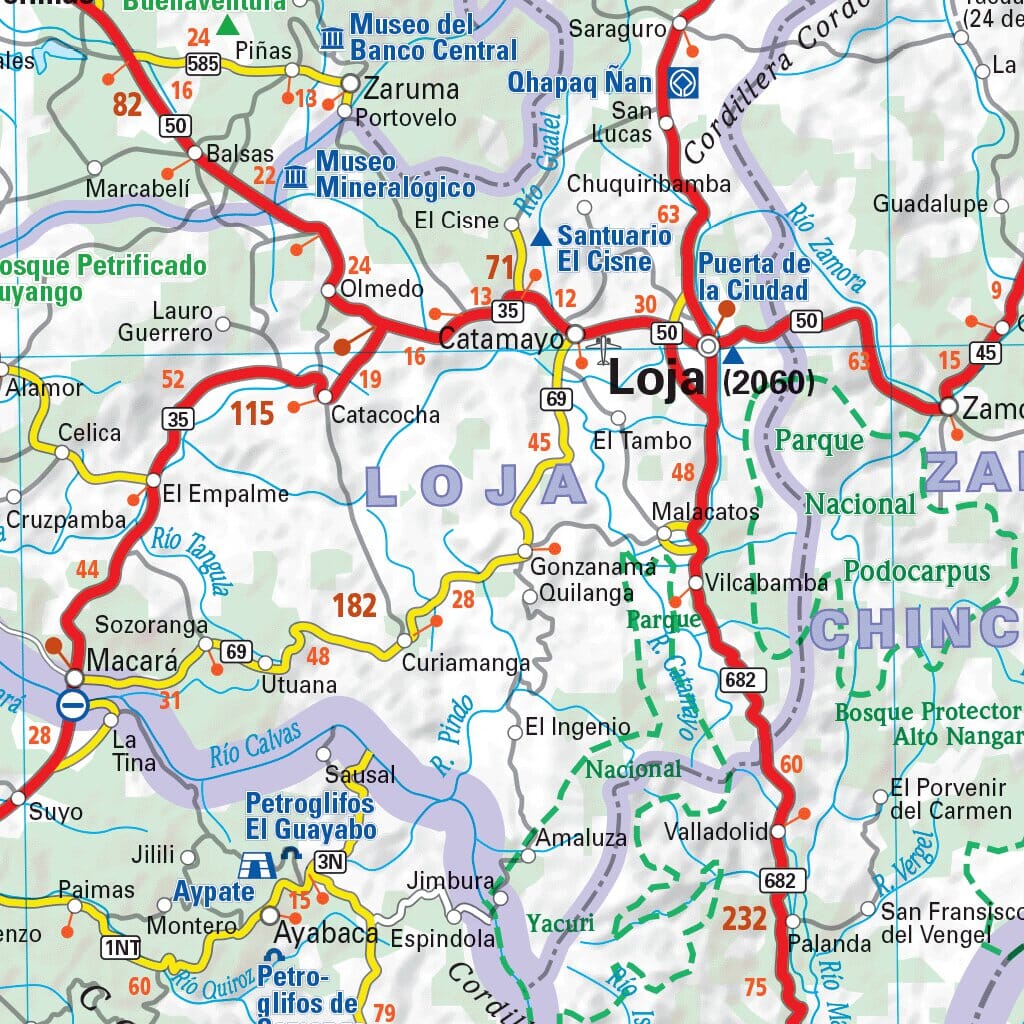 Carte routière n° 763 - Pérou | Michelin carte routière Michelin