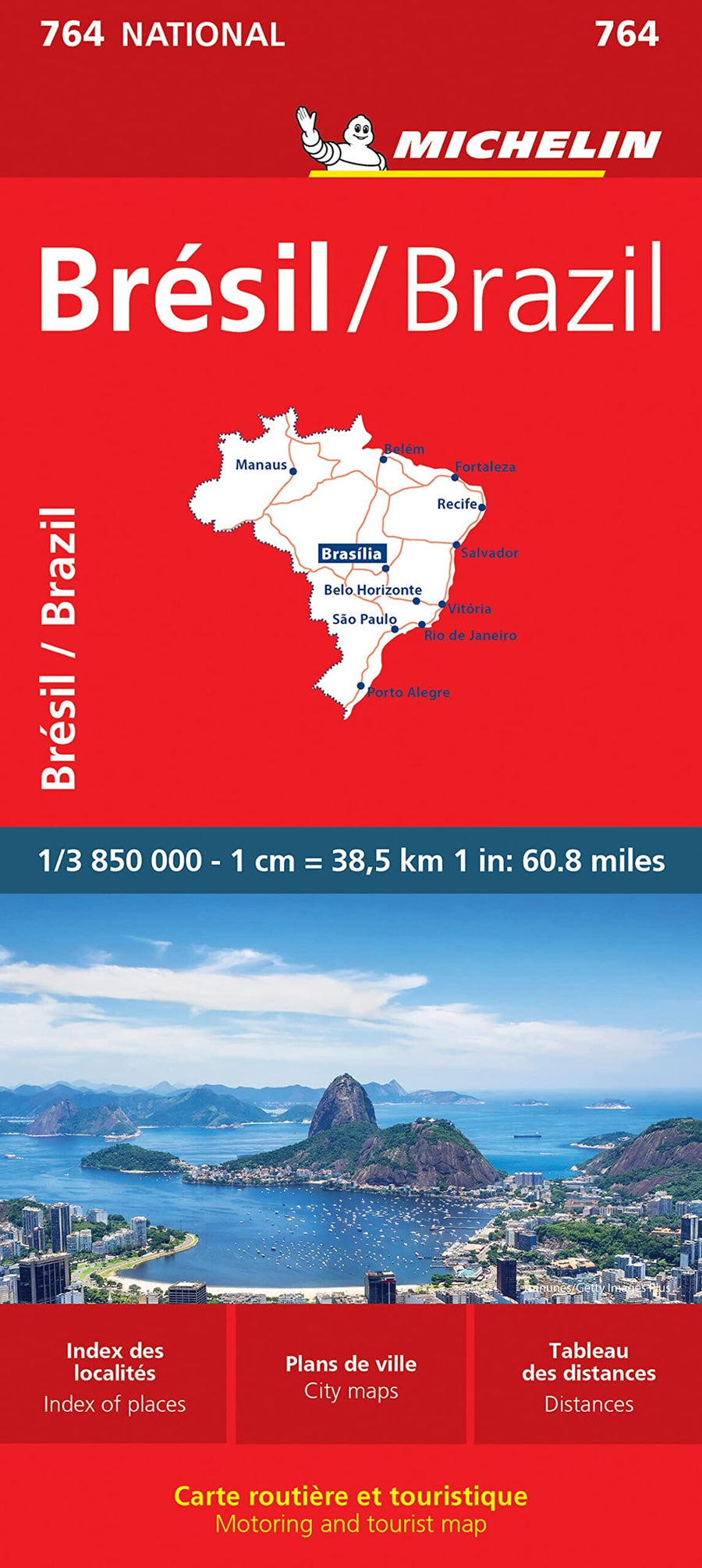 Carte routière n° 764 - Brésil | Michelin carte pliée Michelin 