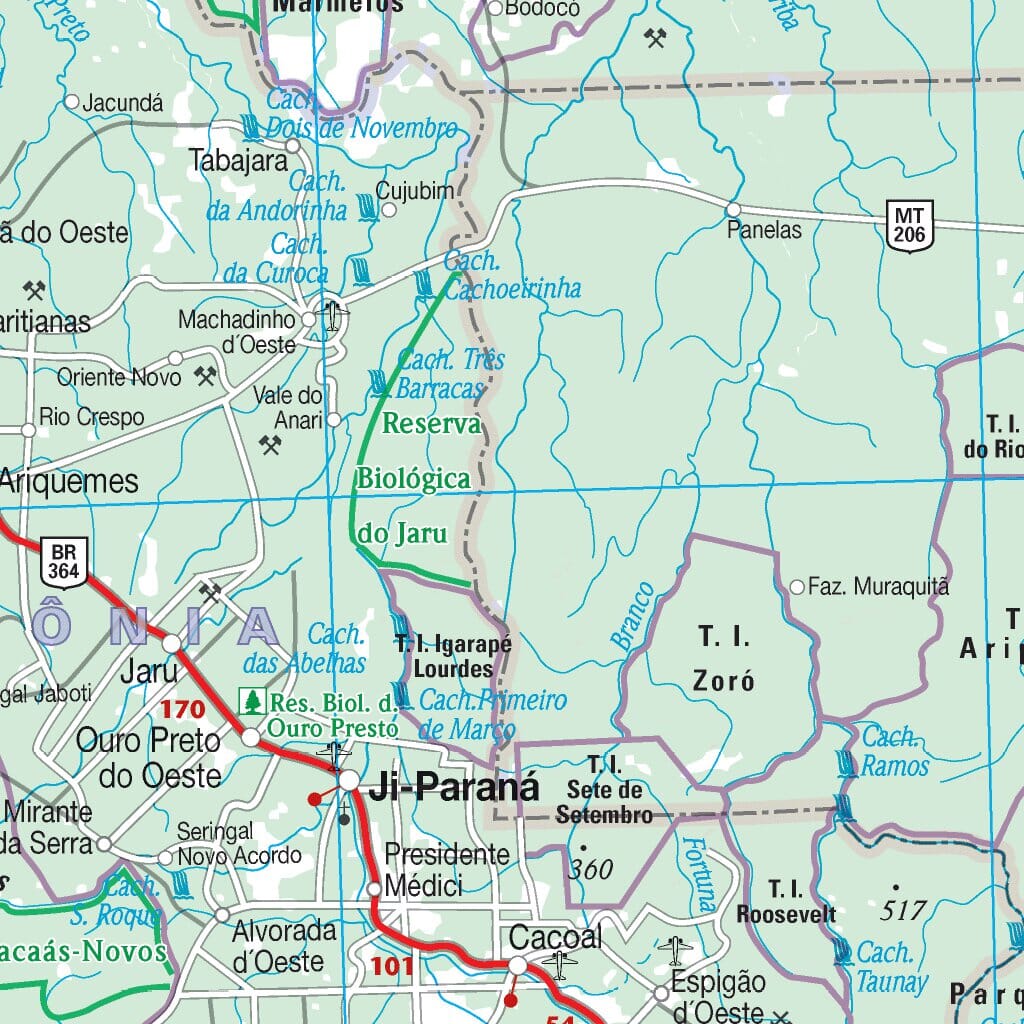 Carte routière n° 764 - Brésil | Michelin carte routière Michelin