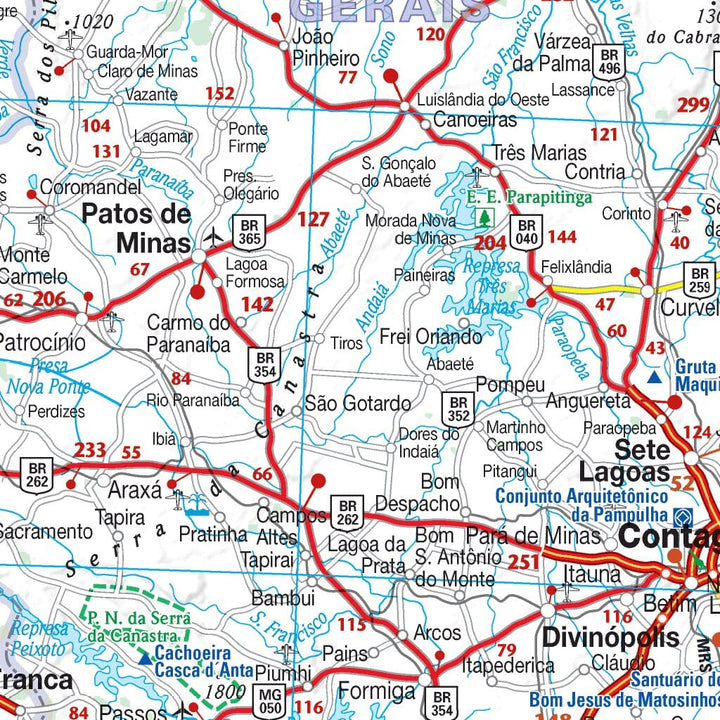 Carte routière n° 764 - Brésil | Michelin carte pliée Michelin 
