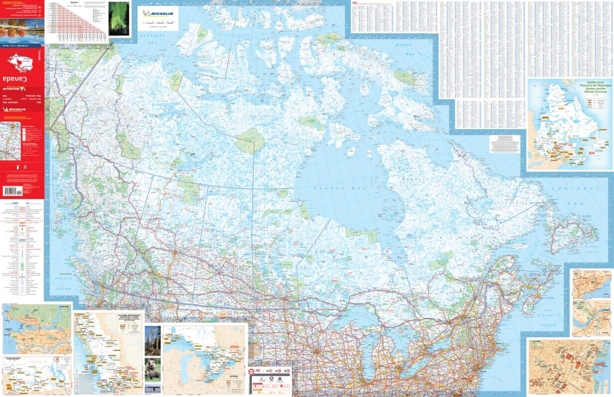 Carte routière n° 766 - Canada | Michelin carte routière Michelin