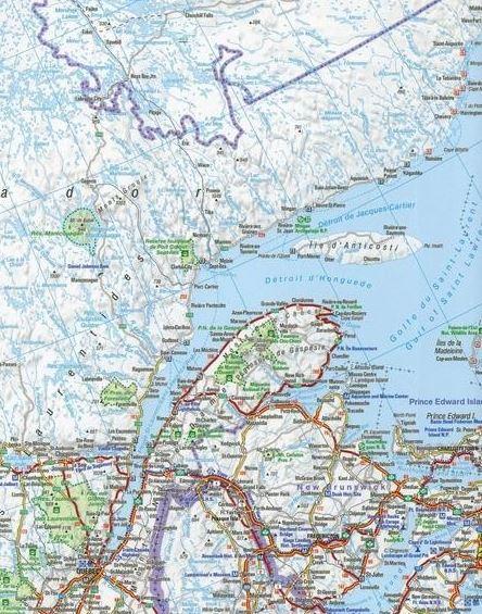 Carte routière n° 766 - Canada | Michelin carte routière Michelin