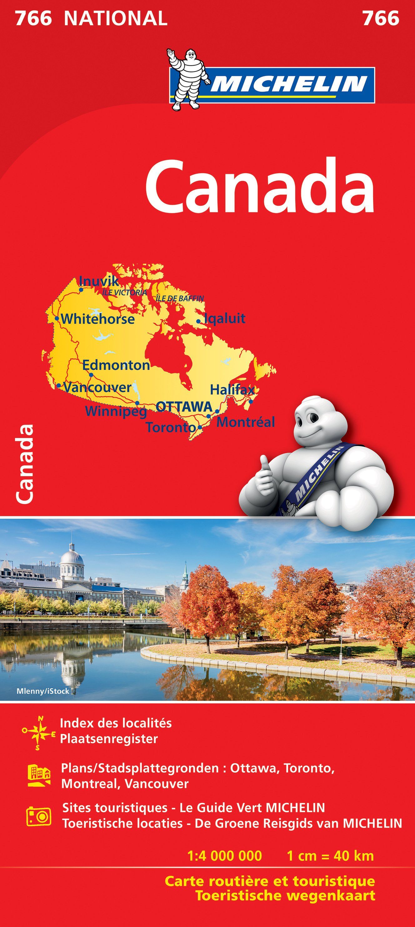 Carte routière n° 766 - Canada | Michelin carte routière Michelin Default Title