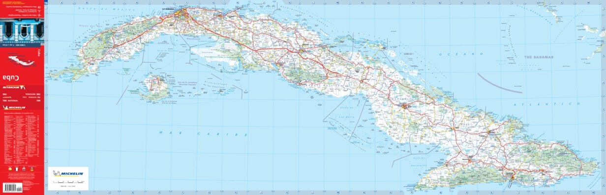 Carte routière n° 786 - Cuba | Michelin carte routière Michelin