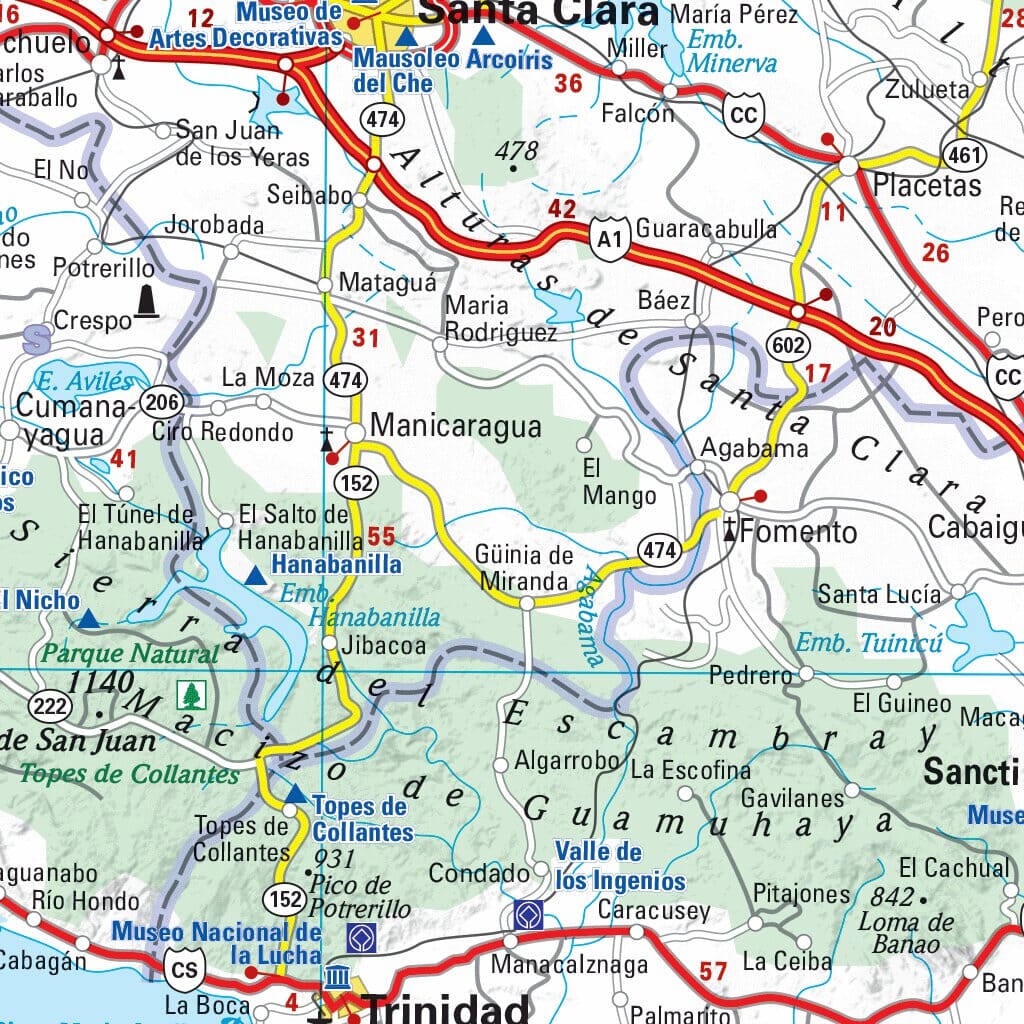 Carte routière n° 786 - Cuba | Michelin carte routière Michelin