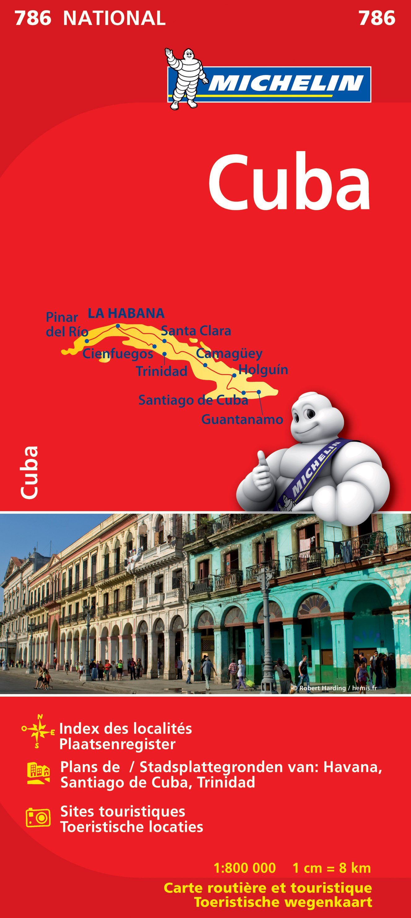 Carte routière n° 786 - Cuba | Michelin carte routière Michelin Default Title