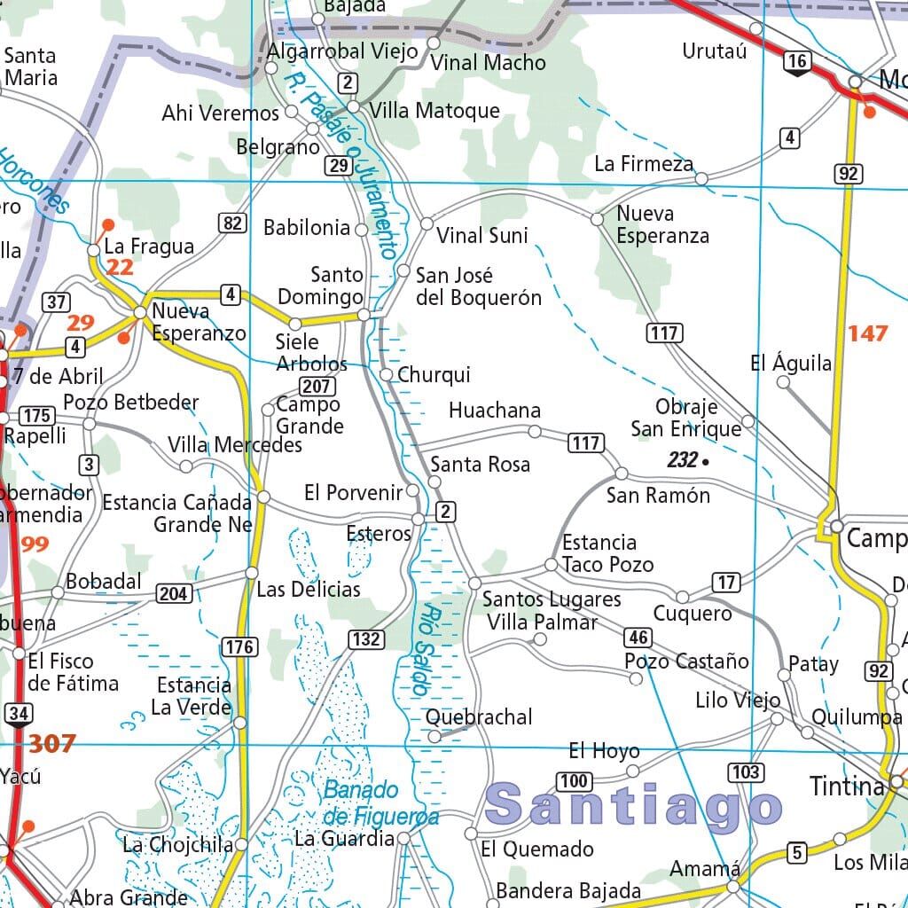 Carte routière n° 788 - Chili & Argentine | Michelin carte routière Michelin