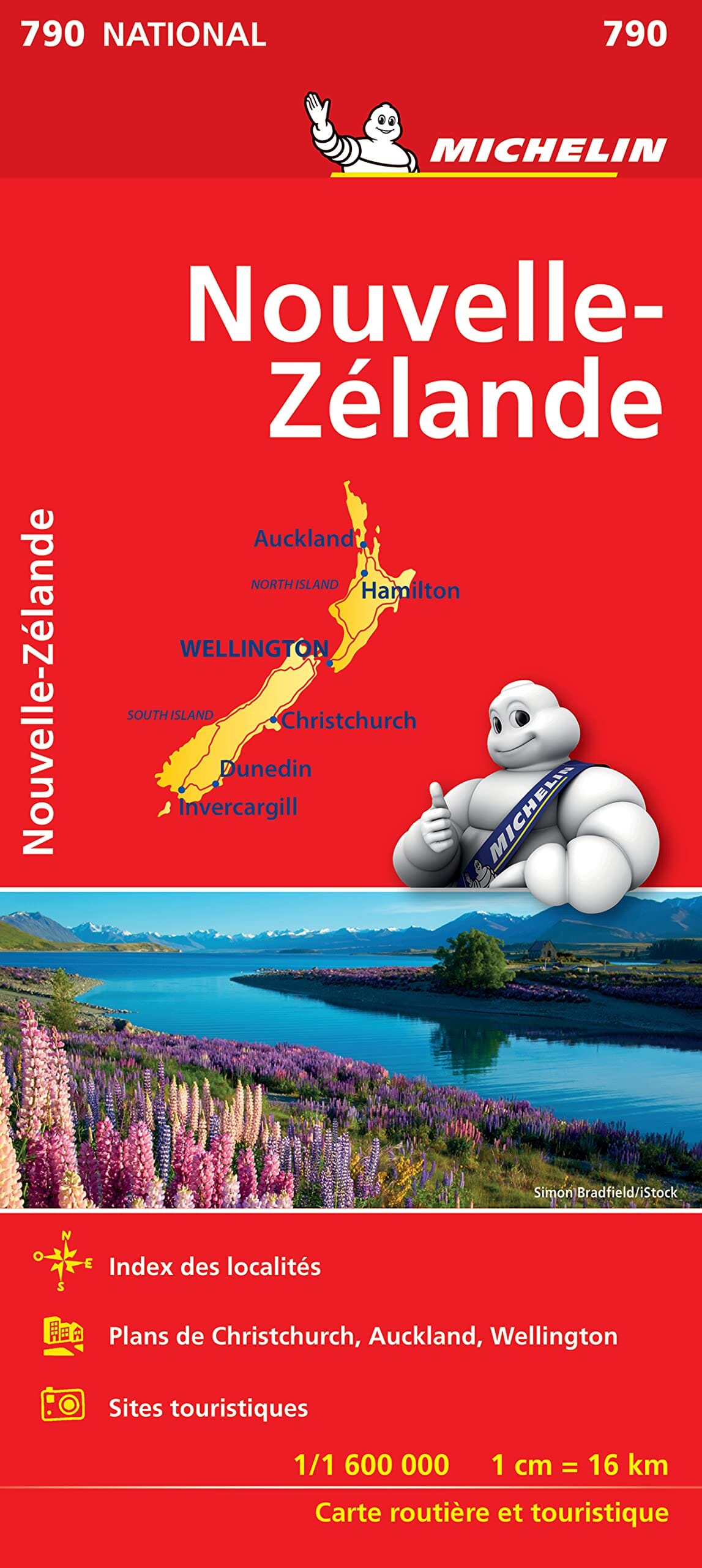 Carte routière n° 790 - Nouvelle-Zélande | Michelin carte routière Michelin