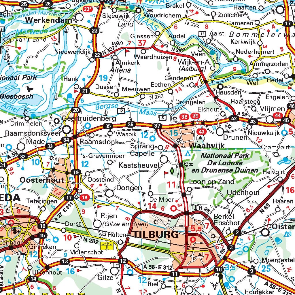 Carte routière n° 795 - Benelux (indéchirable) 2025 | Michelin carte routière Michelin