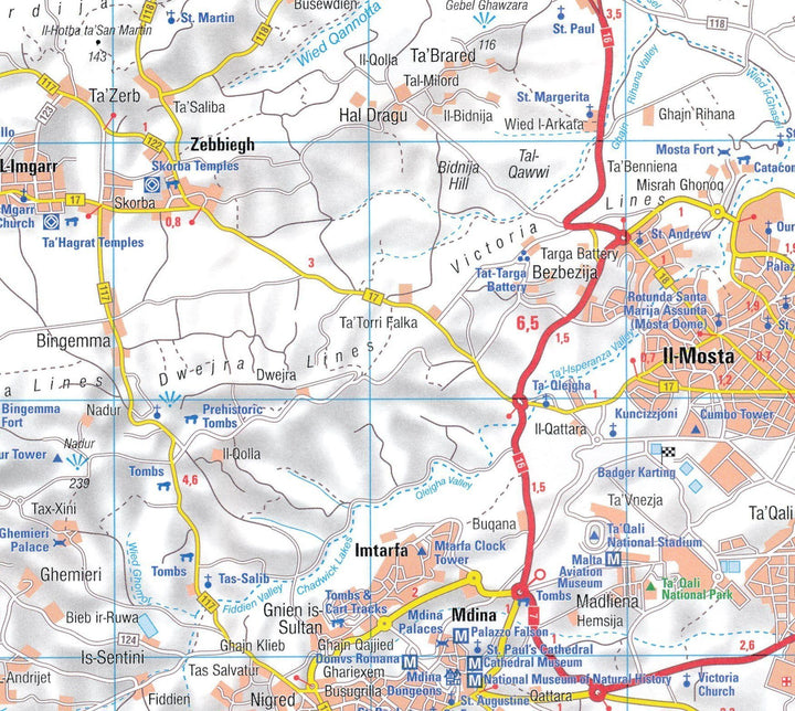 Carte routière n° 801 - Malte | Michelin carte pliée Michelin 