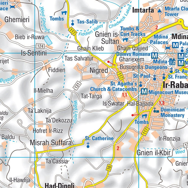 Carte routière n° 801 - Malte | Michelin carte pliée Michelin 