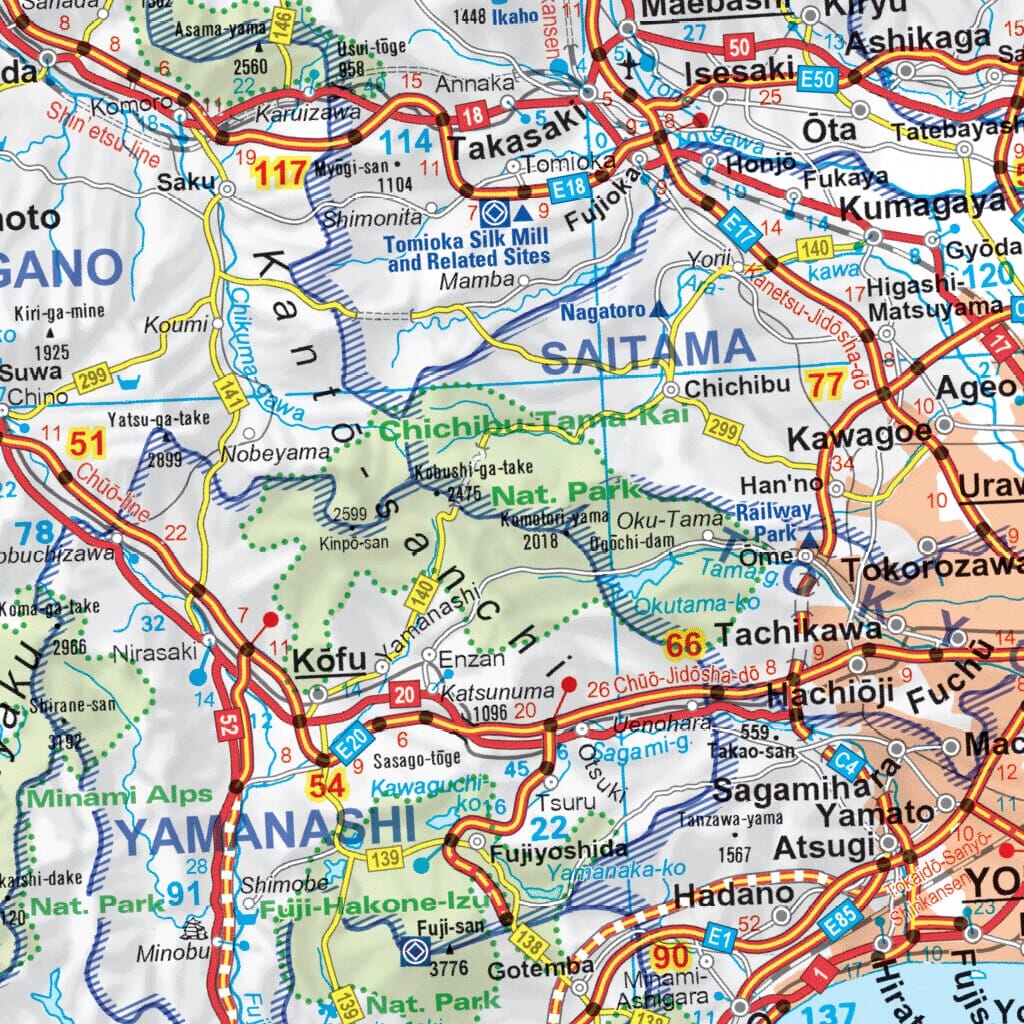 Carte routière n° 802 - Japon | Michelin carte routière Michelin