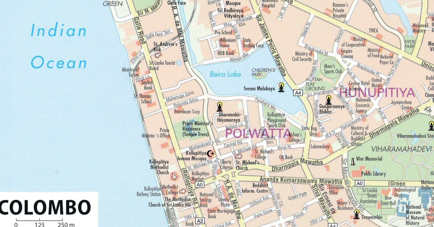 Carte routière n° 803 - Sri Lanka | Michelin carte routière Michelin