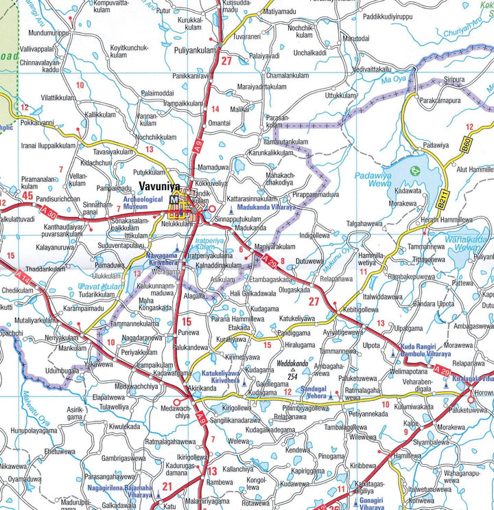 Carte routière n° 803 - Sri Lanka | Michelin carte pliée Michelin 