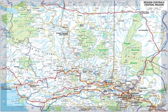 Carte routière n° 804 - Costa Rica | Michelin carte routière Michelin