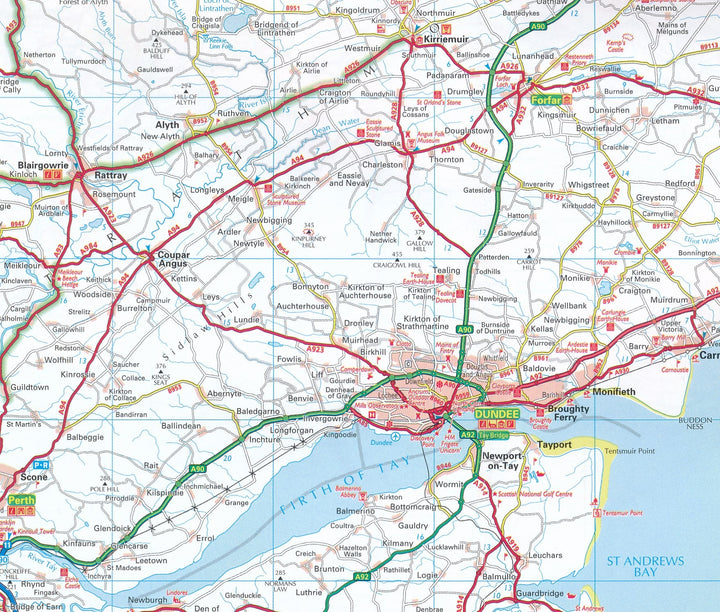 Carte routière n° 9 - Ecosse | AA Publishing carte pliée AA Publishing 