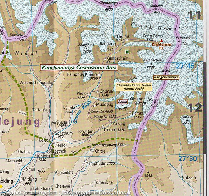 Carte routière - Népal | Reise Know How carte pliée Reise Know-How 