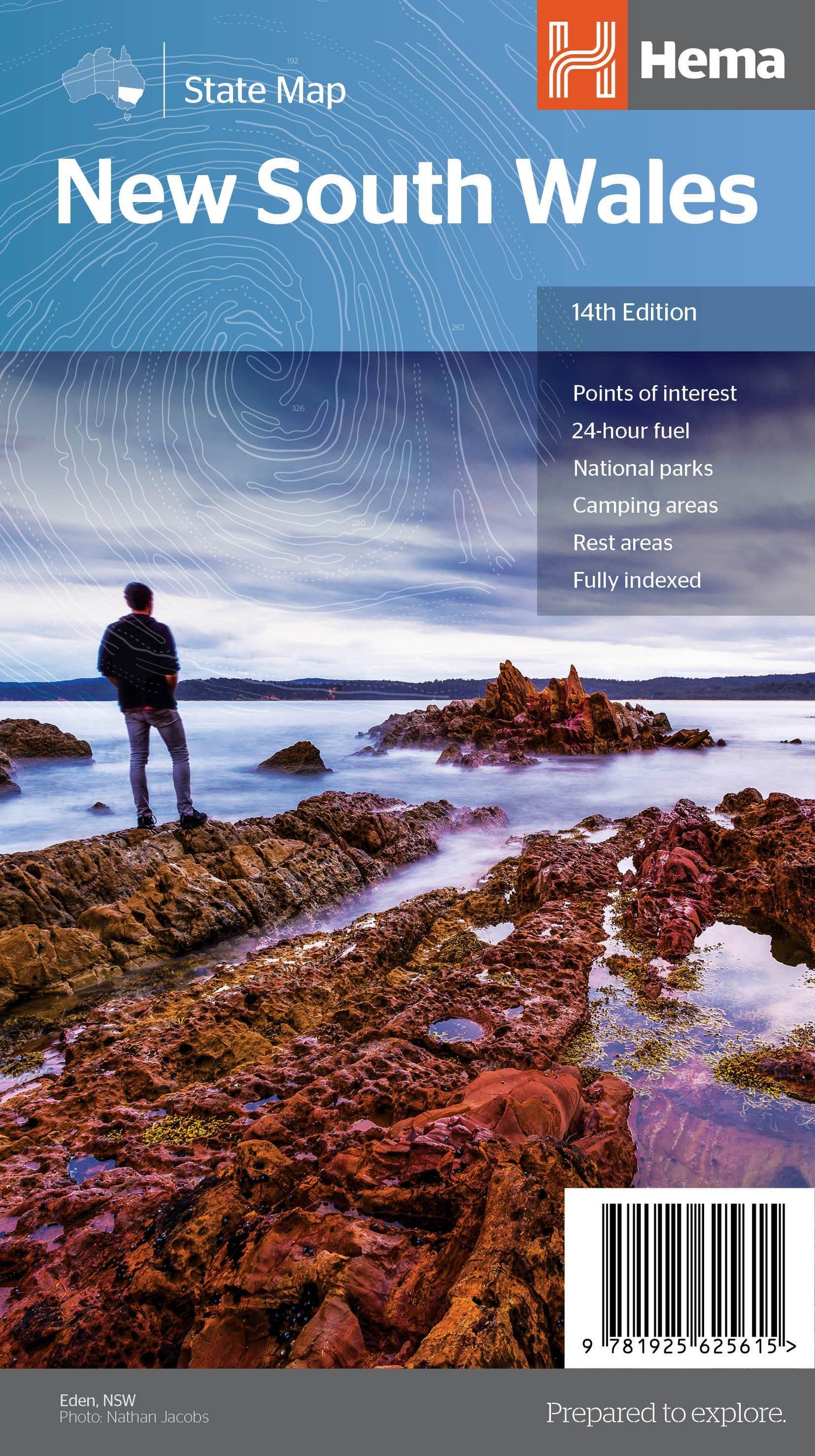 Carte routière - Nouvelle Galles du Sud (Australie) | Hema Maps carte routière Hema Maps