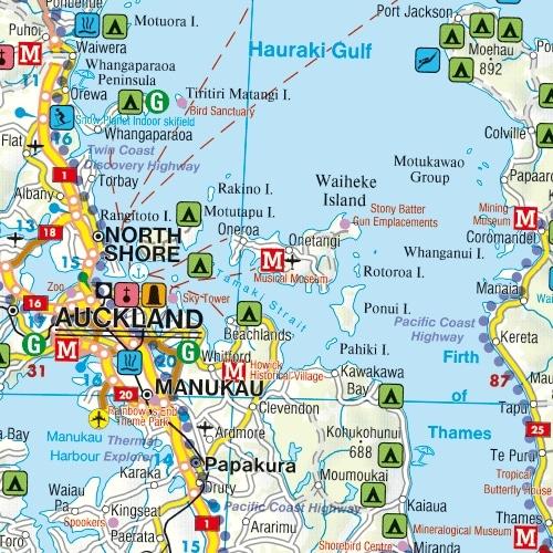 Carte routière - Nouvelle Zélande | Freytag & Berndt carte routière Freytag & Berndt