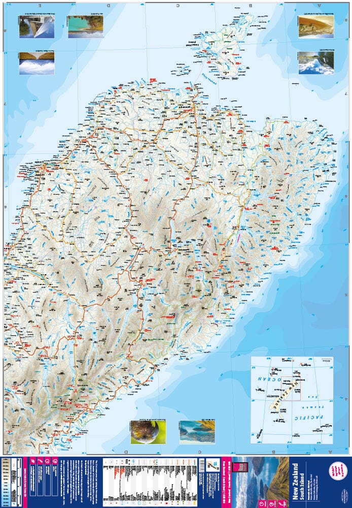 Carte routière - Nouvelle Zélande : île du Sud | Reise Know How carte pliée Reise Know-How 
