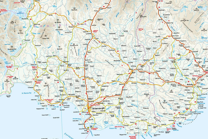 Carte routière - Nouvelle Zélande : île du Sud | Reise Know How carte pliée Reise Know-How 