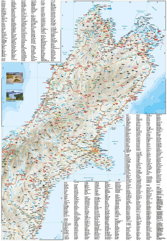 Carte routière - Nouvelle Zélande : île du Sud | Reise Know How carte pliée Reise Know-How 