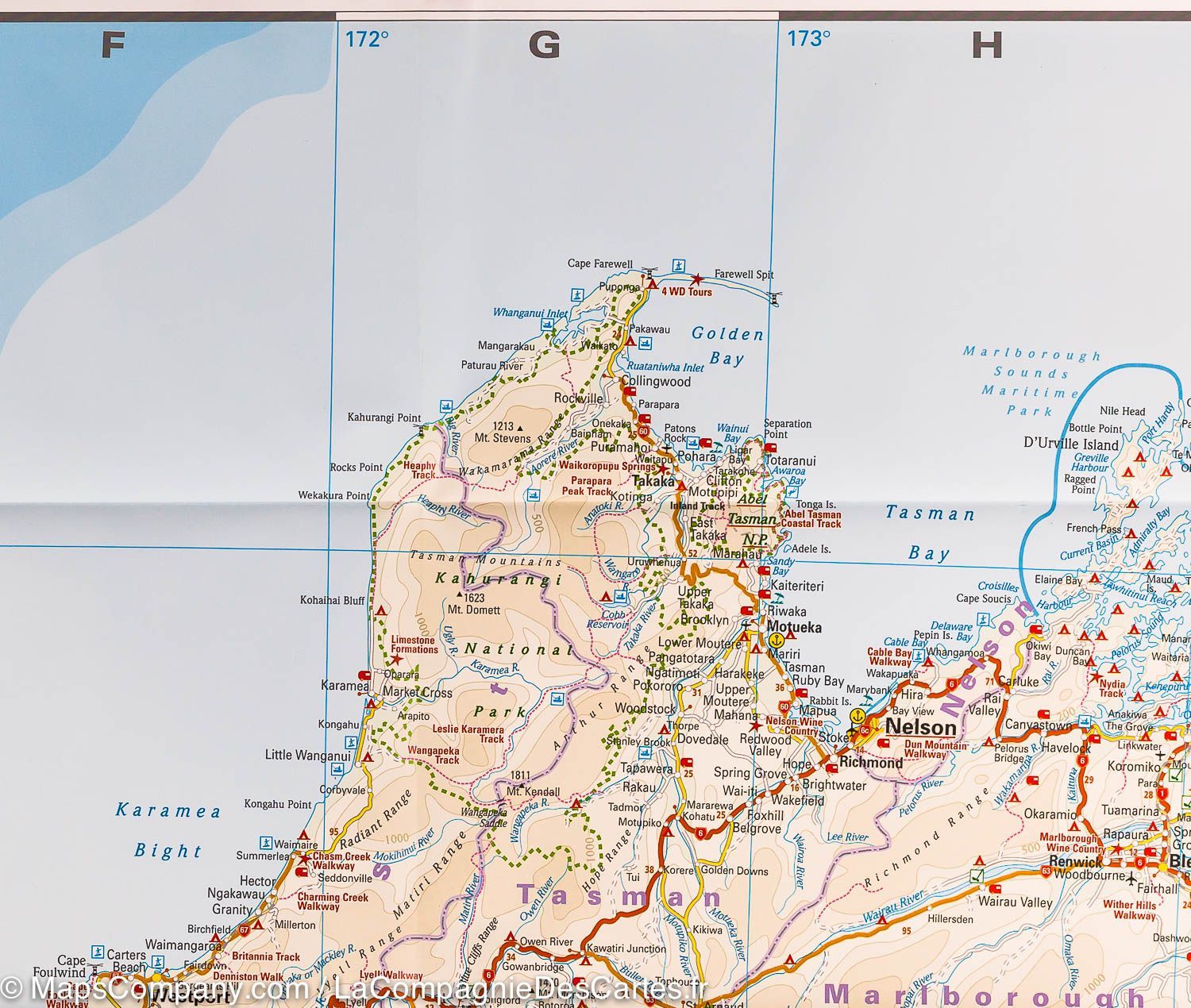Carte routière - Nouvelle Zélande | Reise Know How carte routière Reise Know-How